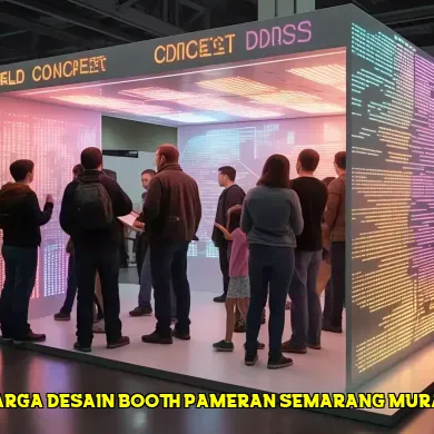 harga desain booth pameran semarang murah
